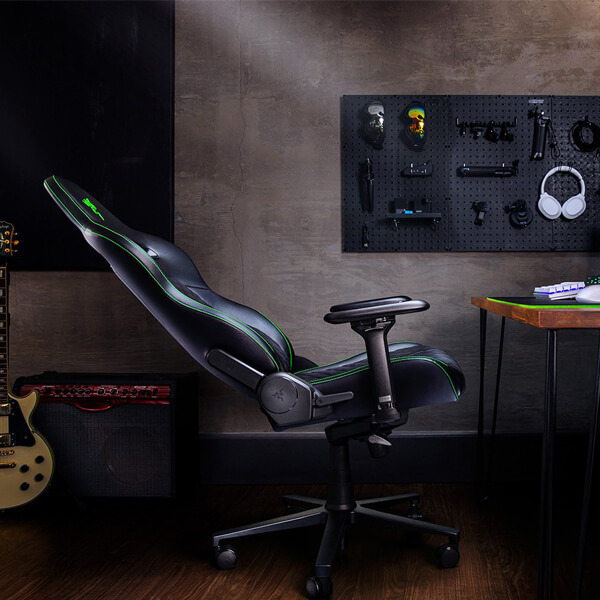 Razer Enki Gaming Chair (Black-Green)